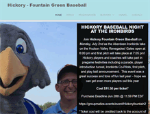 Tablet Screenshot of hfg-baseball.com